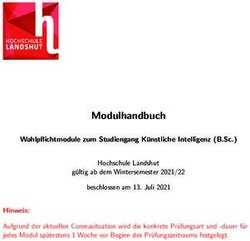 Modulhandbuch - Hochschule Landshut