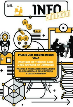PRAXIS UND THEORIE IN DER OKJA PRATIQUE ET THÉORIE DANS L'ASC ENFANCE ET JEUNESSE - PRATICA E TEORIA NELL'ANIMAZIONE SOCIOCULTURALE DELL'INFANZIA ...