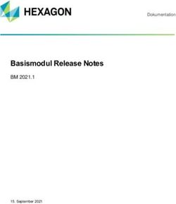 Basismodul Release Notes - BM 2021.1