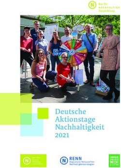 Deutsche Aktionstage Nachhaltigkeit 2021 - #tatenfuermorgen