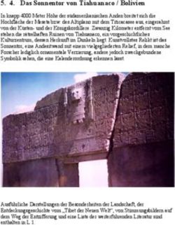 4. Das Sonnentor von Tiahuanaco / Bolivien