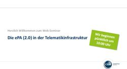 Die ePA (2.0) in der Telematikinfrastruktur - Herzlich Willkommen zum Web-Seminar - cgm.com