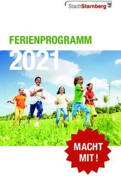 2021 FERIENPROGRAMM - MACHT MIT! - Stadt Starnberg