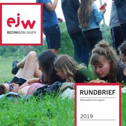 RUNDBRIEF - BEZIRKB&Ouml;BLINGEN - EJW Bezirk B&ouml;blingen