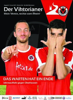 Der Viktorianer - DAS WARTEN HAT EIN ENDE Jahresauftakt gegen Oberhausen - FC Viktoria K&ouml;ln