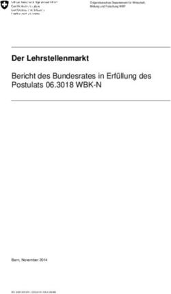 Der Lehrstellenmarkt Bericht des Bundesrates in Erf&uuml;llung des Postulats 06.3018 WBK-N - SBFI
