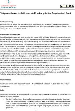 Tr&auml;gerwettbewerb: Aktivierende Erhebung in der Gropiusstadt Nord