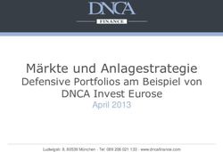 M&auml;rkte und Anlagestrategie - Defensive Portfolios am Beispiel von DNCA Invest Eurose - Investment & more
