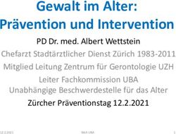 Gewalt im Alter: Pr&auml;vention und Intervention