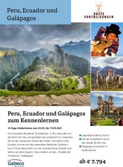 Peru, Ecuador und Galápagos - Peru, Ecuador und Galápagos zum Kennenlernen