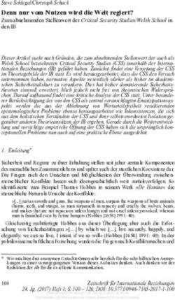 Denn nur vom Nutzen wird die Welt regiert? - Steve Schlegel/Christoph Schuck - Nomos eLibrary