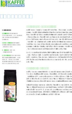 FACTSHEET - Kaffee-Kooperative.de