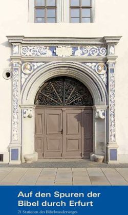 Auf den Spuren der Bibel durch Erfurt - 21 Stationen des Bibelwanderweges - Kirche auf der Buga