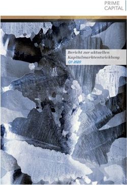 Bericht zur aktuellen Kapitalmarktentwicklung - Q1 2020