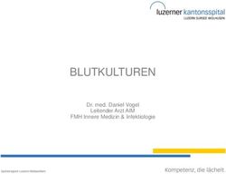 BLUTKULTUREN Dr. med. Daniel Vogel Leitender Arzt AIM FMH Innere Medizin & Infektiologie