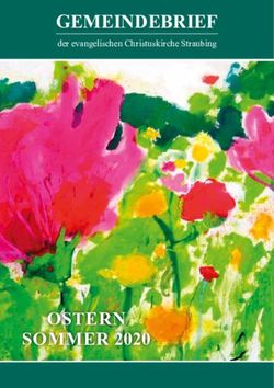 GEMEINDEBRIEF - OSTERN SOMMER 2020 - Evang.-Luth ...