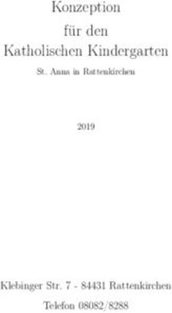 Konzeption f&uuml;r den Katholischen Kindergarten - Klebinger Str. 7 - 84431 Rattenkirchen Telefon 08082/8288 - Erzbistum ...