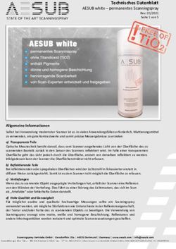 Technisches Datenblatt - AESUB white - permanentes Scanningspray Rev. 01/2021 Seite 1 von 5 - 3Dmensionals