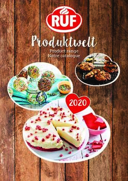 Produktwelt 2020 - Product range Notre catalogue - Gulfood