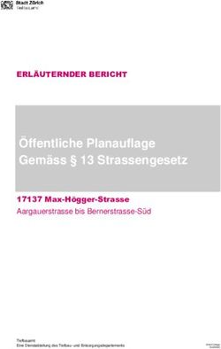 &Ouml;ffentliche Planauflage Gem&auml;ss 13 Strassengesetz - ERL&Auml;UTERNDER BERICHT - 17137 Max-H&ouml;gger-Strasse Aargauerstrasse bis Bernerstrasse-S&uuml;d