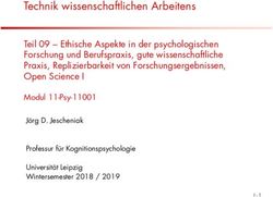 Technik wissenschaftlichen Arbeitens - Universit&auml;t Leipzig