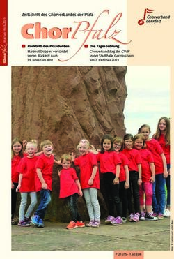 Chor - Zeitschrift des Chorverbandes der Pfalz