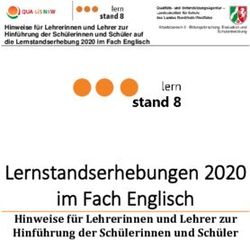 Lernstandserhebungen 2020 im Fach Englisch - Hinf&uuml;hrung der Sch&uuml;lerinnen und Sch&uuml;ler