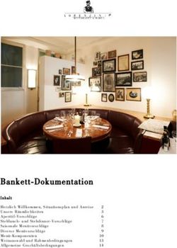 Bankett-Dokumentation - Bindella