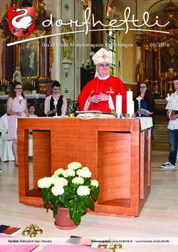 Das offizielle Monatsmagazin f&uuml;r Schongau 06/ 2018 - Dorfheftli