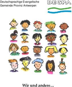 Wir und andere - Deutschsprachige Evangelische Gemeinde Provinz Antwerpen - degpa