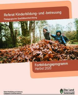 Referat Kinderbildung- und -betreuung - P&auml;dagogische Qualit&auml;tsentwicklung - Fortbildungsprogramm Herbst 2020 - Land Steiermark