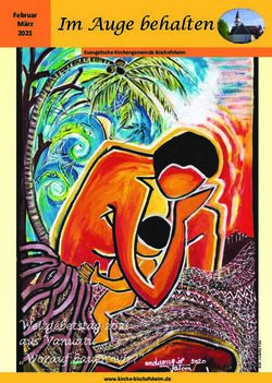 Im Auge behalten - Weltgebetstag 2021 aus Vanuatu "Worauf bauen wir?" - Evangelische Kirche Bischofsheim