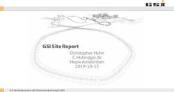 GSI Site Report Christopher Huhn Hepix Amsterdam 2019-10-15 - CERN Indico