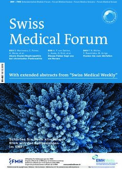 With extended abstracts from "Swiss Medical Weekly" - Swiss ...
