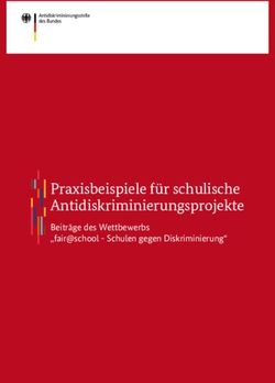 Inhalt - Praxisbeispiele für schulische Antidiskriminierungsprojekte Beiträge des Wettbewerbs "fair@school - Schulen gegen Diskriminierung"