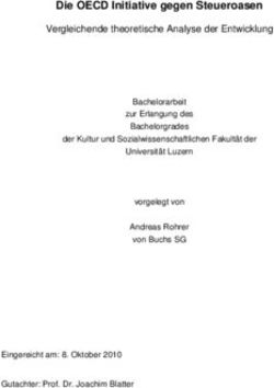 Die OECD Initiative gegen Steueroasen