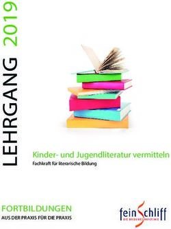 FORTBILDUNGEN AUS DER PRAXIS F&Uuml;R DIE PRAXIS - Kinder- und Jugendliteratur vermitteln - Feinschliff Akademie