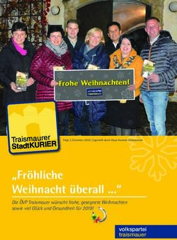 "Fr&ouml;hliche Weihnacht &uuml;berall - Traismaurer StadtKURIER - Traismauer
