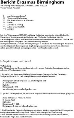 Bericht Erasmus Birmingham
