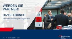 WERDEN SIE PARTNER! HANSE LOUNGE - auf dem Deutschen Logistik-Kongress 2020 - Logistik-Initiative ...