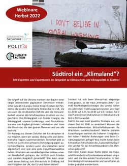 S&uuml;dtirol ein "Klimaland"? - politis.it