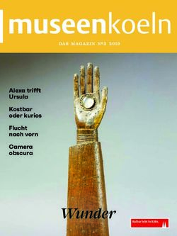 Wunder - Alexa trifft Ursula Kostbar oder kurios Flucht nach vorn Camera obscura - MWK Zimmermann & H&auml;hnel ...