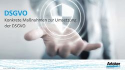 DSGVO Konkrete Ma&szlig;nahmen zur Umsetzung der DSGVO - 2017 Werner Sponer