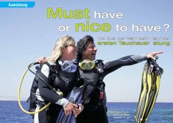 Or nice to have? Ausr&uuml;stung MMust have