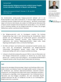 Konfessioneller Religionsunterricht rechtlich immer fragiler. Zu den aktuellen Debatten in Bayern und Hamburg