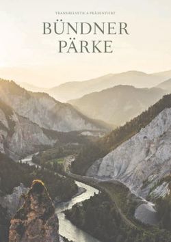 BÜNDNER PÄRKE - UNESCO-Welterbe Tektonikarena Sardona