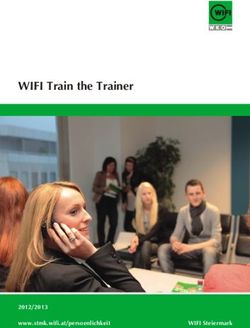 WIFI Train the Trainer - 2012/2013 www.stmk.wifi.at/persoenlichkeit WIFI Steiermark