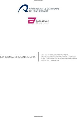 LAS PALMAS DE GRAN CANARIA - JOHANNA SCHMIDT, ERASMUS FREE MOVER ERFAHRUNGSBERICHT STUDIENAUFENTHALT IN SPANIEN ULPGC - UNIVERSIDAD DE LAS PALMAS ...