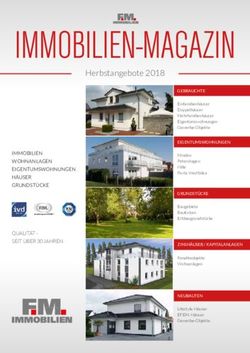 IMMOBILIEN-MAGAZIN HERBSTANGEBOTE 2018 - FM-IMMOBILIEN