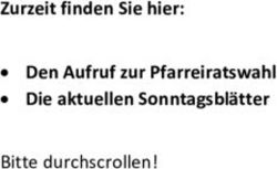 Zurzeit finden Sie hier: Den Aufruf zur Pfarreiratswahl Die aktuellen Sonntagsbl&auml;tter Bitte durchscrollen! - Pfarrei Deutschland